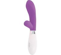 Lips Style Vibrador rabbit Glossy Jackson Violeta 120 mm para mujeres