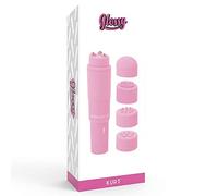 Lips Style Vibrador de clítoris Kurt Rosa brillante 220×55×90 mm