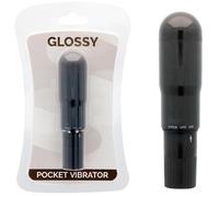 Glossy Pocket Vibrador Negro 1ud