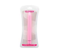 Glossy Slim Vibrador Rosa 1ud