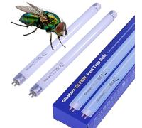 Glostars T5 F6W BL Tubos de Repuesto UV para Insecticida Eléctrico, Tubo Fluorescente 22,6cm Blacklight para Matamoscas/Trampa para Mosquitos 6/12W - Pack de 2