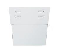 GLOTOMANIA - Caja para Tarta - 4 Alturas Ajustables - 20/21/23,5/26 cm - Cartón Resistente - Pack Económico de 10 Unidades - Ideal para Repostería, Pastelería y Eventos - Blanco