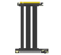 GLOTRENDS 200mm PCIe 5.0 Cable Riser para RTX5090 RTX4090 RX9070 RX7900, Compatible con GPUs PCIe 5.0/4.0, Ángulo recto de 90 grados para montaje vertical de GPUs