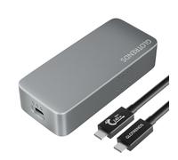 GLOTRENDS EM6007 Gabinete de SSD M.2 NVMe de 40Gbps, Compatible con Thunderbolt 5/4/3/USB4 y USB 3.2(10Gbps)/3.1/3.0/2.0, hasta 3.000 MB/s con Bus PCIe 3.0 x4, Soporta SSD de 8TB