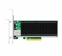 GLOTRENDS ST7215 Tarjeta de Red Ethernet de 1 Puerto 10Gb RJ45 con Controlador Intel X540, Interfaz PCIE 2.0 X8, Compatible con Windows 11/10/Windows Server/Linux/ESX/VMware ESXi