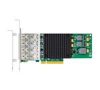 GLOTRENDS ST7322 4 Puertos 10Gb SFP+ Tarjeta de Red(Ethernet PCIE Nic) con Controlador Broadcom BCM57840, Interfaz PCIe 3.0 X8