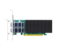 GLOTRENDS ST7339 Tarjeta de Red 2 Puertos 100Gb QSFP28 con Controlador Intel E810-CAM2, RDMA iWARP y RoCEv2, Descarga Completa para Almacenamiento y virtualización, Ideal para IA, Nube, HPC