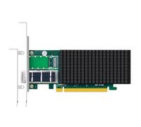 GLOTRENDS ST7340 Tarjeta de Red 100Gb con Puerto QSFP28, Controlador Intel E810-CAM1, Interfaz PCIe 4.0 X16