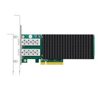 GLOTRENDS ST7341 Tarjeta de Red Ethernet 2-Puerto 25G SFP28 con Controlador Intel E810-XXVAM2, Interfaz PCIE 4.0 X8, Compatible con Windows 11/10/Windows Server/Linux/RHEL/SLES/Ubuntu/Debian/Freebsd