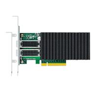 GLOTRENDS ST7369 Tarjeta de Red Ethernet 2 Puertos y 25 GB SFP28 con Controlador Mellanox ConnectX-4 LX, Interfaz PCIe 3.0 X8, RDMA (RoCE), sin Infiniband