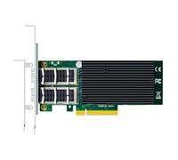 GLOTRENDS ST7384 Tarjeta adaptadora de 2 Puertos QSFP+ ConnectX-3 VPI InfiniBand y Ethernet, conectividad FDR 56 GB/s InfiniBand y 40 GB/s Ethernet, Interfaz PCIe 3.0 X8, InfiniBand RDMA y RoCE