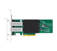 GLOTRENDS ST7442 2 Puertos y 10Gb SFP+ Tarjeta de Red(Ethernet PCIE Nic) con Controlador Broadcom BCM57412, Interfaz PCIe 3.0 X8, Compatible con RDMA (RoCE v1/v2), no Infiniband RDMA