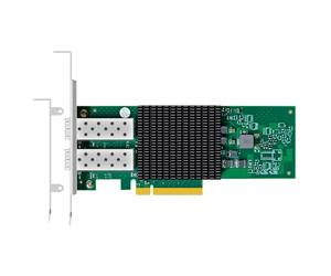 GLOTRENDS ST7442 Tarjeta de Red para Servidor PCIe 3.0 x8 de 2 Puertos 10GbE SFP+, Broadcom BCM57412, Compatible con RDMA (RoCE) y SR-IOV, para Nube y HPC