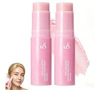 Gloura Stick, Gloura Pink Collagen Volume Multi Balm, All-in-One Face Moisturizer, Collagen Wrinkle Stick for Face, Lips & Neck, Leaves Skin Soft, for All Skin Types (2pcs)