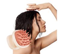 Glov Cepillo Masajeador Cuero Cabelludo Exfoliante Capilar para Estimular Crecimiento Pelo Cepillo Ducha para Cuidado del Cabello Masajeador Capilar Limpieza y Relajación