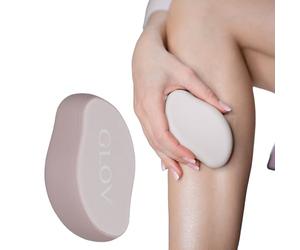 Glov Depilador Sin Dolor Cristal Nano Exfoliación Suave Piel Suave Sin Irritación Sin Vellos Encarnados Reutilizable Sostenible Cuidado de la Piel para Brazos y Piernas