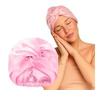 Glov Gorro de Dormir Satinado para Cabello Rizado Protección Contra Fricción y Encrespamiento Material Transpirable Ajuste Elegante Ideal para Peinados Sin Calor Cabello Largo y Grueso