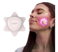 Glov Parche Manejo Acné Luz Led Azul y Roja Compacto Reutilizable Portátil Cuidado Piel Sesiones Rápidas Eficaz Estrella