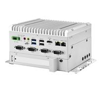 Glovary Fanless Mini PC J6412 (4C4T, up to 2.6GHz), Linux Industrial Computer DIN Rail, 32GB RAM 1TB NVMe SSD, 4 x RS232 COM, 2USB3.2, 2USB2.0, PCIe, 9-36V Auto Power On