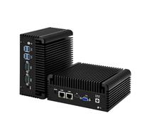 Glovary Fanless Mini PC N5105, DDR4 8GB RAM 64GB SSD, 2 x i226V 2.5GbE LAN Firewall Industrial PC, Linux Micro Ordenador de Escritorio Home Office, HD VGA, 2 x RS232 COM, 4USB3.0 Port, Auto Power On