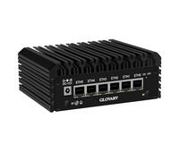 Glovary Firewall Hardware Quad Core N150, 6 x i226V 2.5GbE LAN Mini PC, OPNsense Micro Appliance, DDR5 16GB RAM 1TB SSD, AES-NI, 2 xM.2 NVMe Slot, 2HD, TypeC Port, TF Card Slot