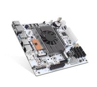 Glovary NAS Motherboard 8 Bay i5 8265U, DDR4 16GB RAM 128GB SSD, 2 x NVMe Slot, 6 x SATA 3.0, 2 x i226V 2.5GbE LAN, 1 x PCIe x4 Slot, 6USB Port, 17 x 17 CM Mini ITX PC Mainboard, HD+DP, TF Card Slot