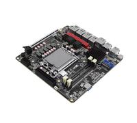 Glovary Q670 6 Bay NAS Mainboard LGA1700 (Support 12th/13th/14th Gen CPU), 4 x i226V 2.5GbE LAN Mini ITX Motherboard, Barebone, 2 xDDR5, PCIe5.0 x16 Slot, Support 6 xSATA3.0, TypeC 200 Gbps, SPK/MIC.