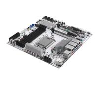 Glovary W680 12 Bay NAS Motherboard, M-ATX Server Board LGA1700(Support 12th/13th/14th Gen CPU), 16GB RAM 256GB SSD, 4 xU-DIMM DDR5, 3 x M.2 NVMe Slot, 2 x PCIe x16, 4USB3.2 10Gbps, 5 Display