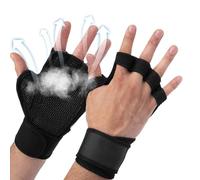 Glove de gimnasio: guante de elevación de peso, guantes de entrenamiento de fitness para hombres y mujeres, guantes de gimnasia antideslizantes para un ataque cruzado, entrenamiento, ciclismo de ejerc