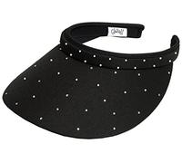 Glove It Black Bling Slide On Visor Visera de Bobina Brillante, Mujer, Talla única