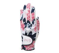 Glove It Guante de Golf para Mujer, Ligero y Suave, de Piel Cabretta para Mujer, Cuenta con protección UV, peonías y pars