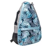 Glove It Mochila de Tenis para Mujer, Bolsa de Tenis Ligera para Mujer y Mochila para 2 Raquetas, Pelotas, Botella de Agua, Palma pacífica