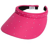 Glove It Pink Bling Slide On Visor Visera de Bobina sólida, Mujer, Talla única