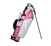 Glove It Sunday - Bolsa de Golf para Mujer, Bolsa de Golf súper Ligera con Soporte, Divisor de 4 vías, 3 Bolsillos de fácil Acceso, Conveniente y accesible (Nueve y Vino)