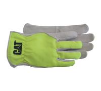 Glove Pig Palm w Fluorescent Green Back