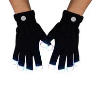 Gloves with Lights - Flashing Sensory Mittens, LED Light Up Gloves, Bright Interactive Party Accessory, Comfortable Wear Design | Easter Celebrations, Halloween Costumes, Christmas Stocking Stuffers