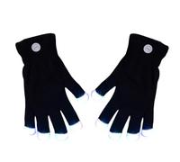 Gloves With Lights - Flashing Sensory Mittens, LED Light Up Gloves | Neon Glowing Finger Props For Easter Halloween Christmas Stocking Stuffers Festival Holiday Concerts Party Night Club Show, A