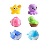 Glow Bath Toys - Bath Toys For Todddler, Glowing Sea Animal Floating Bathing Tub Toy, Light Up Water Toy For | Interactive babyy Shower Games With Colorful LED Lights For Preschool, Learning, Bat