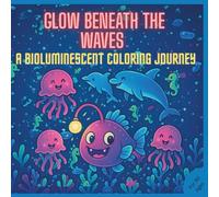 Glow Beneath the Waves: A Bioluminescent Coloring Journey