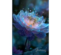 Glow & Bloom Journal: A Beautiful Notebook Featuring a Realistic Glowing Flower Surrounded by Magical Blooms and Glitter Accents - Perfect for Writing, Reflection, and Creative Inspiration