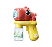 Glow Bubble Wand, Electric Foam Stick Toy, Dinosaurio Shape Bubble Blower for Outdoor Night Party Backyard Pool Lawn Birthday Celebration Kids Girls Boys Family Fun Entertainment Use