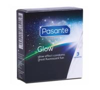 Glow Condones - Brilla intensamente con Pasante fosforescente, Poids 0.022 Kg