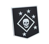 Glow Dark USMC Raiders Marines MARSOC PVC GITD Rubber USA Morale Tactical Fastener Patch