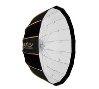 Glow EZ Lock - Caja de luz blanca plegable de 34 pulgadas con anillo de velocidad y disco de desviación Bowens, 16 cajas suaves de diseño acanalado con interior blanco para una iluminación perfecta y