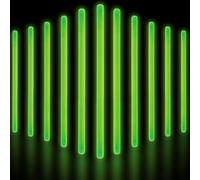 Glow Fever Bulk Glow In The Dark 50 unidades de 10 pulgadas Jumbo Glow Sticks para suministros de fiesta, festivales, raves, cumpleaños, bodas, color verde