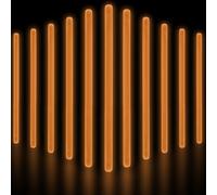 Glow Fever Bulk Glow In The Dark 50 unidades de 10 pulgadas Jumbo Glow Sticks para suministros de fiesta, festivales, raves, cumpleaños, bodas, naranja