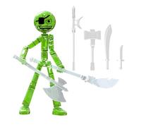 Glow Figures Poseable Set, 12cm Movable Joint Hero Models for Kids Teens, Flexible Articulated Character Figures, Creative Play Action Figurines, Gift Ready Figure Set for Boys Friends