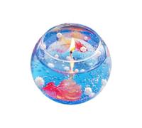 Glow Fish Tank Candle, Marine Bubble Aquarium Decor Luxury Ambient Art, 12oz Glass Candle with Wax, Scented Wax Soy Candles, Sea Theme with Bubble Design, Home Bedroom Relaxation Decor Gift Use