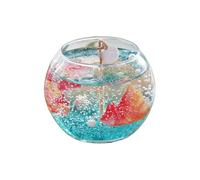 Glow Fish Tank Candle, Marine Bubble Aquarium Decor Luxury Ambient Art, 12oz Glass Candle with Wax, Scented Wax Soy Candles, Sea Theme with Bubble Design, Home Bedroom Relaxation Decor Gift Use