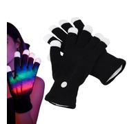 Glow Gloves - 4,72 pulgadas 7 colores Cool Tools, LED Gloves for Boys - for Christmas Boy Stocking Stuffers Dad Girls Teen Adults Birthday Easter, Modelo infantil, Se référer au descriptif